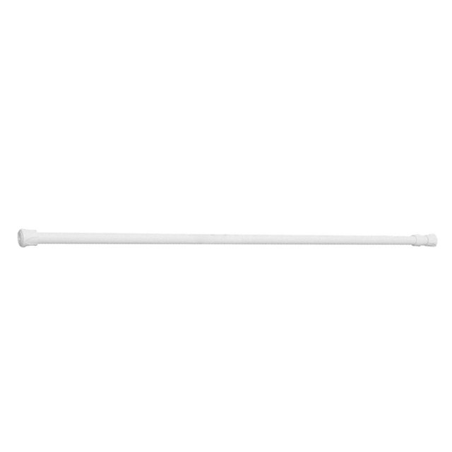 Barras de cortina de ducha colgantes de baño extensibles ajustables de 1,3 cm de diámetro, colgador de barra de poste telescópico para armario Almacenamiento y organización del hogar 25-40cm Naiovety HA001463-02