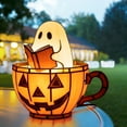 thumbnail image 6 of 100Fens Ghost Reading Book Lamp Cute Ghost Reading Neon Sign Halloween Ambience Decoration, 6 of 7