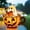 4.33 in, variant on Halloween Ghost Reading Pumpkin Teacup LED Lamp USB Powered Cute Spooky Night Light for Bedroom Desk Living Room Halloween Party Home Decor