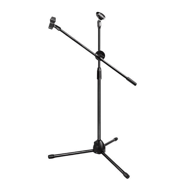 Pedestales Tripie Atril Doble Para Microfono Profesional Lab.G Soporte Tripee Micrófono