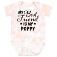 thumbnail image 3 of Inktastic My Best Friend is My Poppy with Hearts Boys or Girls Baby Bodysuit, 3 of 5