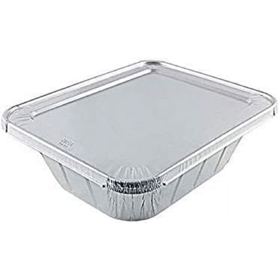 VeZee' JETfoil Disposable Aluminum 9" x 13" Extra Deep With Aluminum Lids Pack of 30