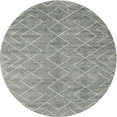thumbnail image 1 of Ahgly Company Machine Washable Indoor Round Contemporary Granite Gray Area Rugs, 4' Round, 1 of 7