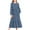 A31 Navy, variant on Xdegoge Girls Polka Dot A-Line Maxi Dress Long Sleeve Elastic Waist Dresses with Pockets, Flowy Casual Summer Fall Wear Teen Girl Clothes