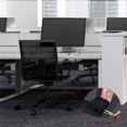 thumbnail image 2 of 3X Cable Grip Floor Cords Cable Protector Commercial Office Carpet (Black,10 Feet), 2 of 6