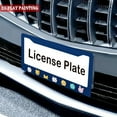 thumbnail image 4 of 2Packs License Plate Frames with Cute Cartoon Animals Pattern Includes Screws & Caps Full Accessories Included Size 6.3x12.2inch(16x31cm), 4 of 8
