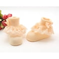 thumbnail image 4 of Vigorush Baby Girl Lovely Lace Ruffle Frilly Cotton Ankle Socks Newborn Warm Floor Socks 0-6M, 4 of 7