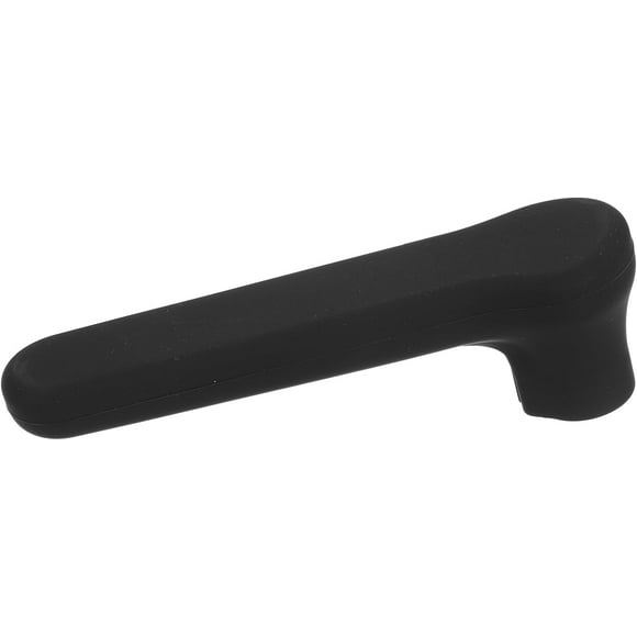 shiyou-Silicone Door Handle Cover, Silicone Anti-Static Door Knob Cover Anti-Collision Door Handle Protector for Flat Door Handle Lever, Black
