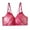 Wine, variant on YUNCITY Front Closure Bras For Women Front Close Bra T Back Plus Size Seamless Unlined Bra Wireless Bras Women Beige