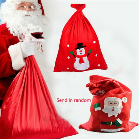 Flying Outlets Large Size Christmas Bag Christmas Santa Sack for Presents Funny Candy (Best Funny Christmas Presents)
