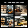 thumbnail image 6 of KFFKFF Fork Extensions for Pallets, Measuring 72 Inches in Length and 4.5 Inches in Width, Constructed from Robust Carbon Steel, Set of 2 Forklift Extensions, 6 of 9