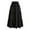 1264#Black, variant on GXIPO Women's Comfy Midi Skirt High Waist Floral Tiered Skirt Flowy Elastic Summer Boho Skirt Black L