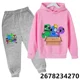 thumbnail image 3 of Nuevas sudaderas con capucha para niños con estampado de dibujos animados de amigos del arcoíris de anime, sudaderas de manga para primavera, otoño e invierno, conjuntos de sudaderas con capucha para, 3 of 5