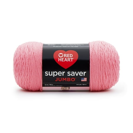 UPC: 0073650016004 | Red Heart Super Saver Acrylic Pink Yarn 744 yd