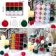 thumbnail image 1 of ¡Gran Oportunidad de Ahorro!, Bolas de Navidad Bolas flocadas para árbol de Navidad Adornos de plástico Adornos colgantes decorativos de Navidad Decoración para árbol de Navidad Akmoler, 1 of 8
