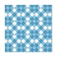 thumbnail image 5 of YFYANG Square Polyester Table Cloth, 54" x 54" Reusable Table Cover Kitchen Dining Room Blue Vintage Plaid Pattern Decorative Tablecloths for Tables of 2-4 People, 5 of 8