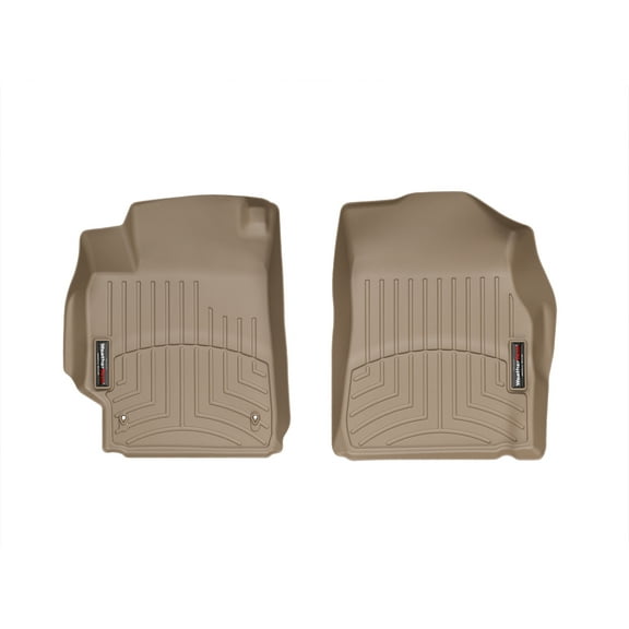 WeatherTech Custom Fit FloorLiners compatible with 2007-2011 Toyota Camry - 1st Row (Driver & Passenger), Tan