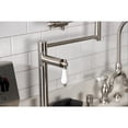 thumbnail image 4 of Kingston Brass KS4708PL Metropolitan Deck Mount Pot Filler Faucet, Brushed Nickel, 4 of 7