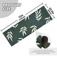 thumbnail image 5 of Yayeee Runner Rug for Bedroom 2'x6' Machine Washable Hallway Non Slip Mat, Beige Leaves, 5 of 8