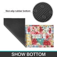 thumbnail image 6 of Pioneer Flower Floral Print Pattern Kitchen Rugs Sets Of 2,Anti Fatigue Kitchen Mat Rugs Non Slip Washable,Decorative Kitchen Floor Mats for Kitchen,Sink,Laundry,17"x30"+17"x47", 6 of 7