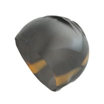 Unique Bargains 1 Pc Waterproof Flat Swimming Cap Gray Black Yellow