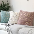 thumbnail image 2 of New Modern European Plaid Pillow Cover Plush Gilding Office Home Sofa Cushion Cover, 2 of 6