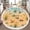 Color 2, variant on Washable Non Slip 6ft Round Rug, Watercolor Mallard Duck Green Leaves Blue Dots Circle Area Rugs with Tassels Carpet for Nursery Bedroom Living Room Playroom Tent rug Tent Castle