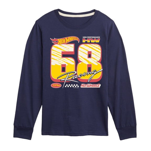 Hot Wheels - Racing Jersey - Youth Boys Long Sleeve Graphic T-Shirt