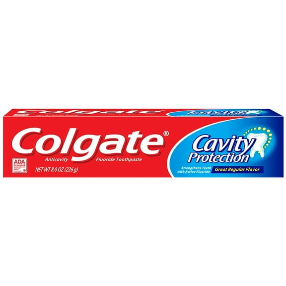 Colgate Cavity Protection Toothpaste, 8 Ounce (Pack of 3)