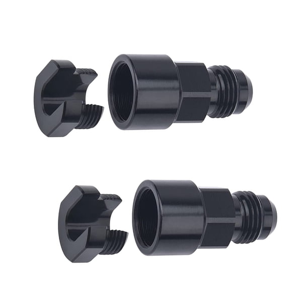Riwesomey Adaptador de conector EFI de aluminio procesado CNC, ligero, , adaptador de empuje, 2 pack/lote Vehículos, repuestos y accesorios Mis