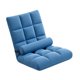 thumbnail image 5 of Silla suelo con respaldo, sillas plegables para adultos y niños, ideal para ver la televisión, para sala estar, sofá reclinable ajustable para Azul, 5 of 8