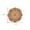 Orange, variant on 6 x 6 ft. Red Wool Floral Hand Tufted Round Area Rug