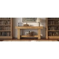 thumbnail image 6 of 70.9-Inch Modern Rustic Console Table, Wooden Farmhouse Sofa Table Behind Couch With Center Balance Bar, Chunky Block Legs For Entryway, Hallway, Living Room, 6 of 7