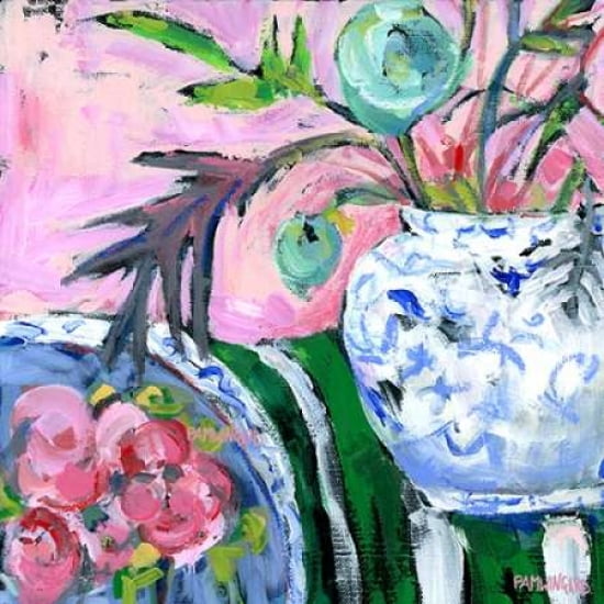 Blue And White With