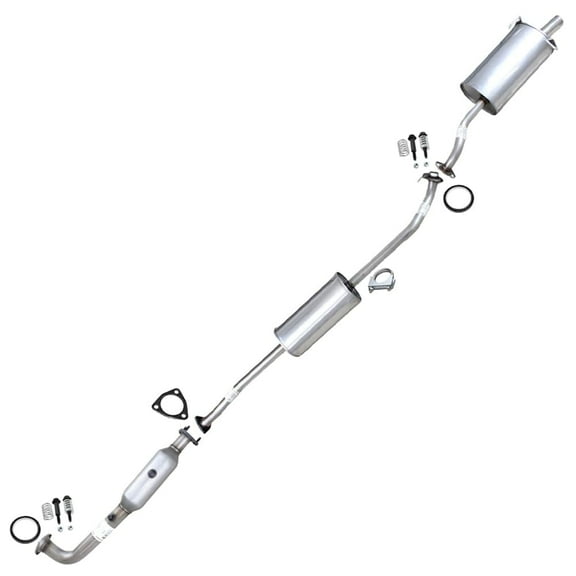 Exhaust Catalytic, Resonator & Muffler Kit Fits 2007–2009 Honda CR-V 2.4L – Stainless Steel | Direct Fit