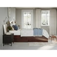 thumbnail image 5 of AFI Warren Platform Bed with Footboard and 2 Storage Drawers Walnut Twin XL, 5 of 5