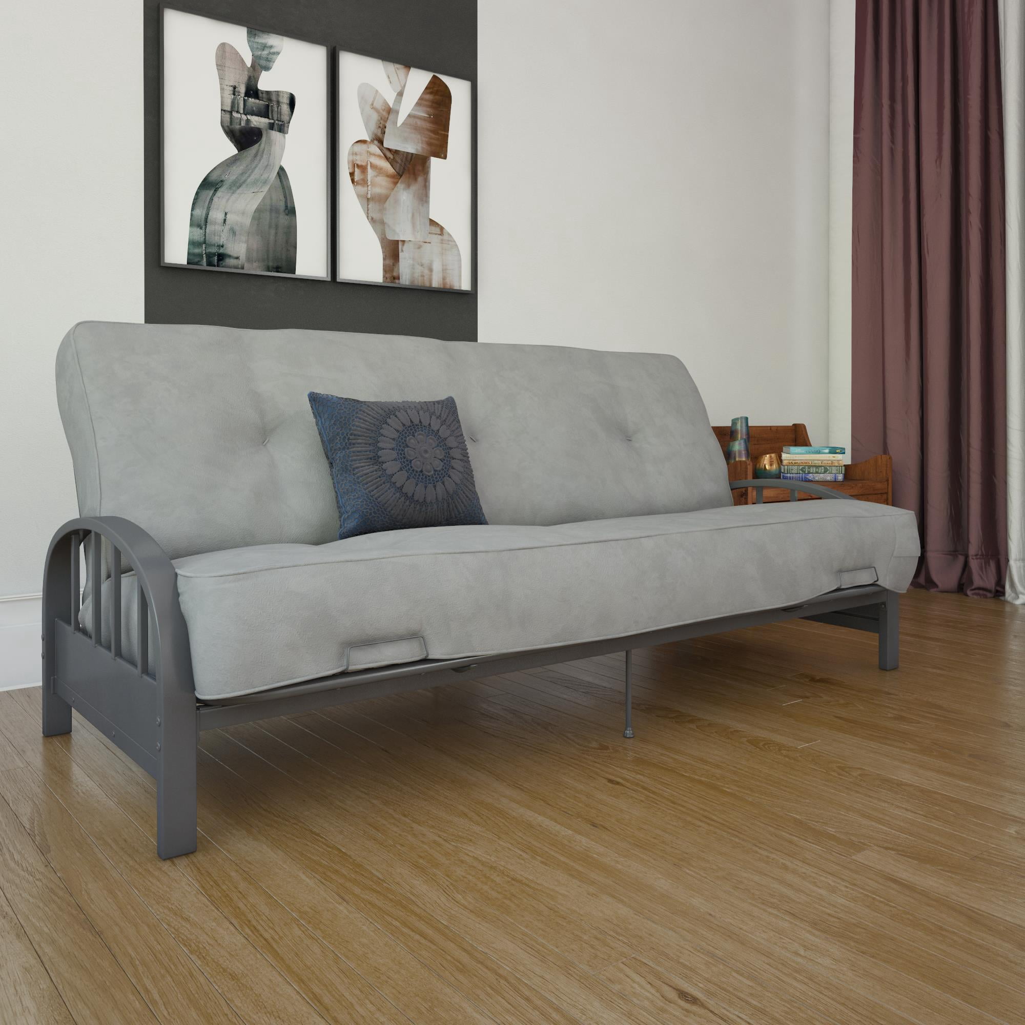 DHP Aiden Futon Frame, Gunmetal Gray