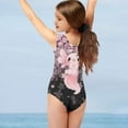thumbnail image 4 of SEANATIVE Axolotl Kids Swimwear for Girls Size 3-4 T Cherry Blossom Quick Dry Bikini Swimming Suit Breathable One Piece Bathing Suit for Girls, 4 of 7