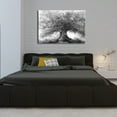 thumbnail image 3 of Startonight Canvas Wall Art Black and White Abstract Watercolor Tree Picture, Dual View Surprise Artwork Modern Framed Ready to Hang Wall Art 100% Original Art Painting 23.62 X 35.43 inch, 3 of 9