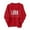 Red#1, variant on DDAPJ pyju Valentine's Day Sweatshirt for Women Cute Printed Crewneck Long Sleeve Pullover Teen Girls Love Heart Sweatshirts Ladies Gifts Tops Red#1 M