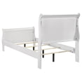 thumbnail image 5 of Coaster Louis Philippe 4-Piece Twin Bedroom Set, White, 5 of 18