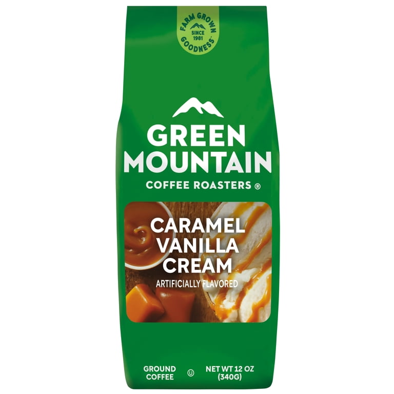 フェイスクリーム gruengarten Green Mountain Coffee Roasters, Ground Coffee, 12 oz, Caramel