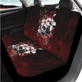 thumbnail image 3 of HUIACONG Automotive Interior Accessories, with Key Pendant Seat Protectors Auto Hand Rest Pad, 14 Pcs Skull and Floral Design Car Interior Accessory, 3 of 7