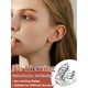 thumbnail image 4 of Pendientes Silvora Scorpion Ear Cuff Plata Esterlina No-Piercing para Hombres y Mujeres, 4 of 8