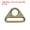 Bronze 1 1/2", variant on 16 Pcs 1 Inch Triangle Buckles Adjuster Triangle D Rings Strap Bronze