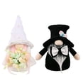 thumbnail image 3 of Rostro Para Novia Y Novio, Gnomos De Boda, Adornos De Muñecas Para Decoración Del Hogar Y La Fiesta Noticed HA041438-01, 3 of 6