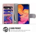 thumbnail image 3 of Dteck Galaxy A10E Wallet Case, Premium PU Leather Wallet Flip Protective Phone Case Cover w/Card Slots & Kickstand for Samsung Galaxy A10E A10 E 2019 (Rosegold), 3 of 7