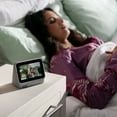 thumbnail image 2 of Lenovo Smart Clock 2 with Wireless Charging Dock - Grey, 2 of 17