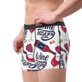 thumbnail image 4 of Kll Red Wine Glass Bottle Men'S Cotton Boxer Briefs Underwear-Medium, 4 of 9