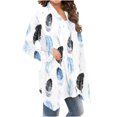 thumbnail image 1 of Cardigan Court pour Femme, Cardigan à Manches Longues à Imprimé Floral à la Mode, Veste Haut, Vestes pour Femmes Légères en Liquidation, 1 of 6